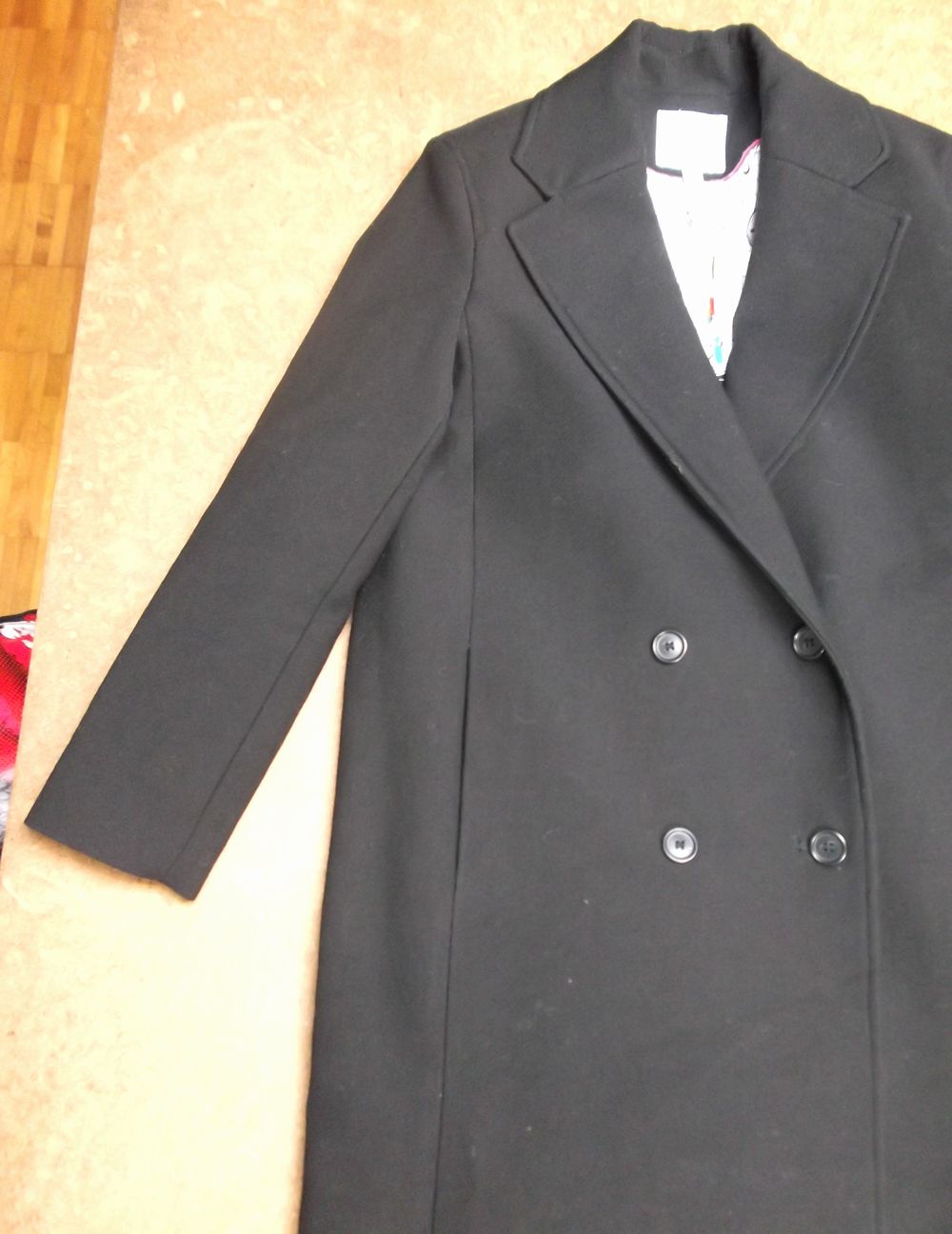 長い袖のピーコートを短くリサイズ Pコート袖丈直し | 洋服直しのTequila