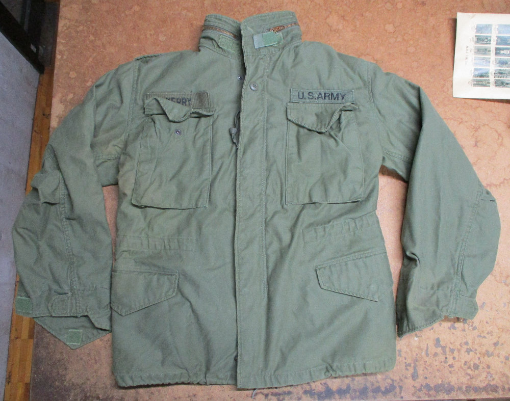 M-65ミリタリージャケットファスナーを新しく交換 - 洋服のお直し屋