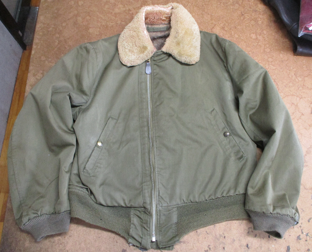 クラウンジッパー B-15D フライトジャケット ヴィンテージ B-15のジッパーを新しく交換 - 洋服のお直し屋さんTequila（テキーラ）